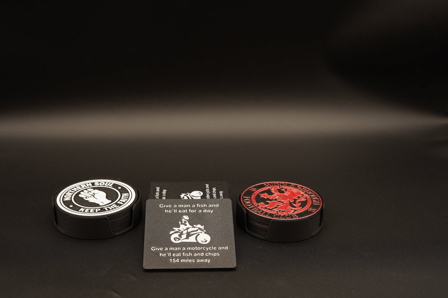 3D Printed Coaster Set in holder