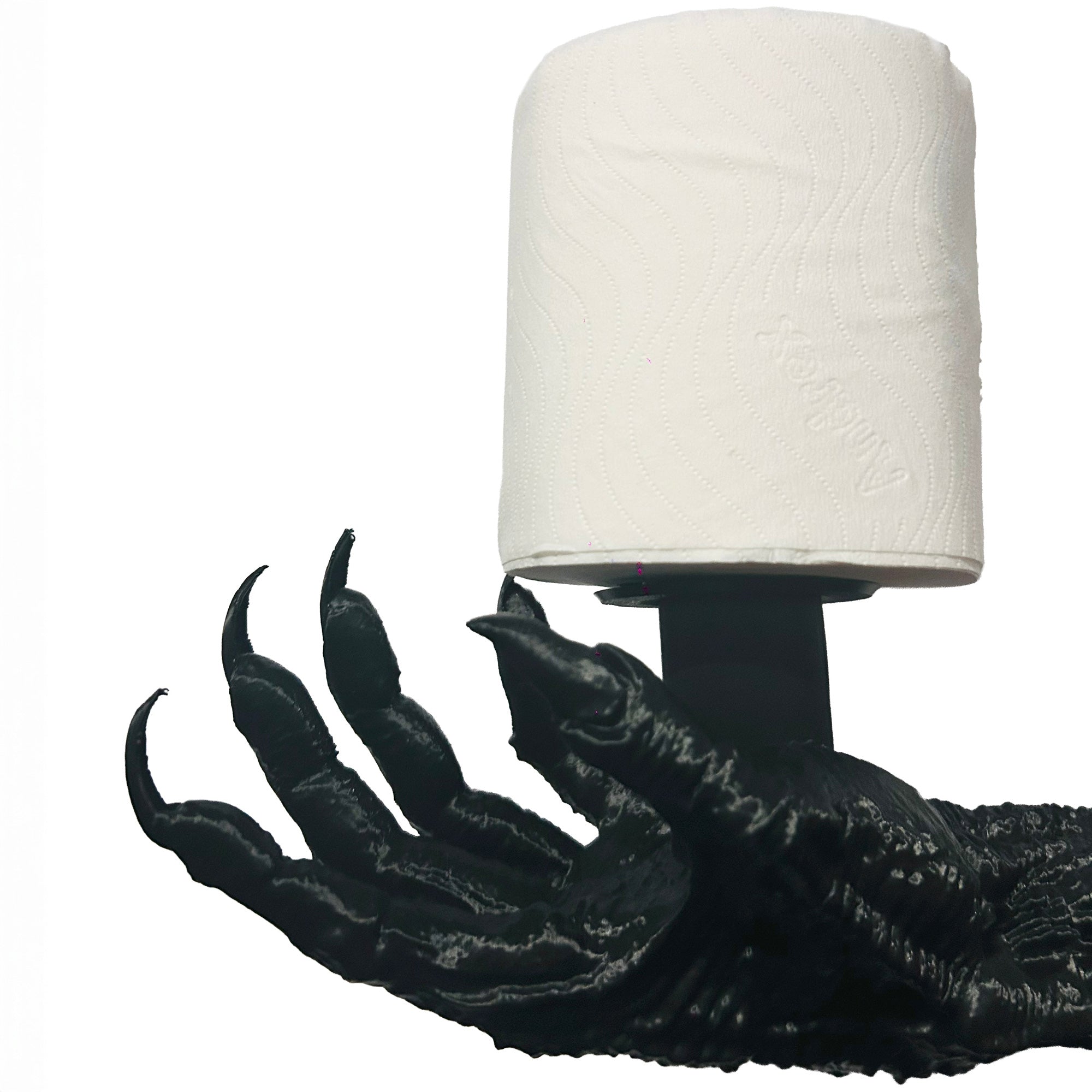 Demon hand Loo roll holder
