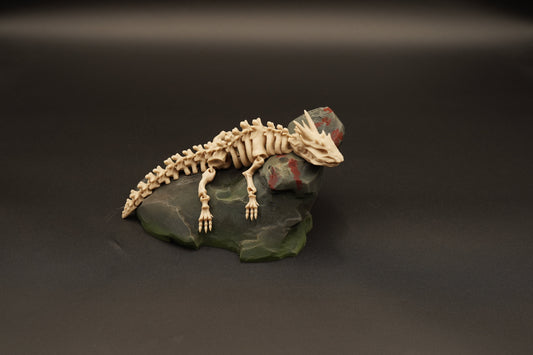 3D Printed Dragon Skeleton