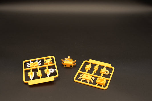 3D Printed Axolotl Keyring Kit Card