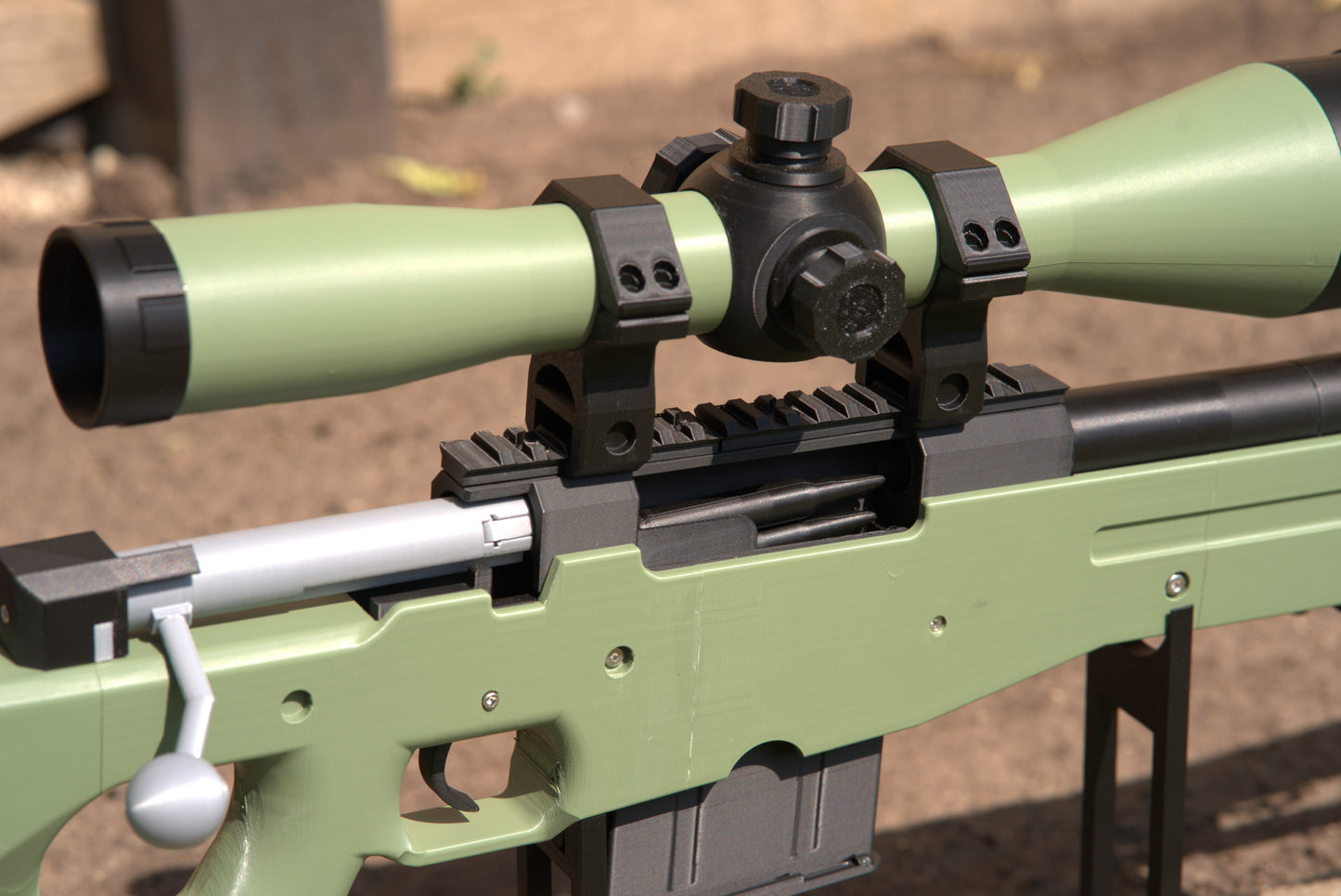 Game based sniper rifle